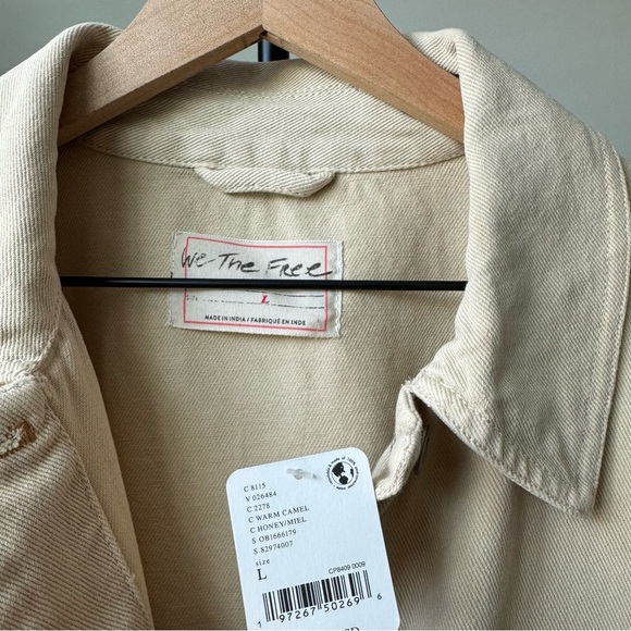 Free People We The Free Madison City Denim Jacket Oversized - Picture 5 of 8